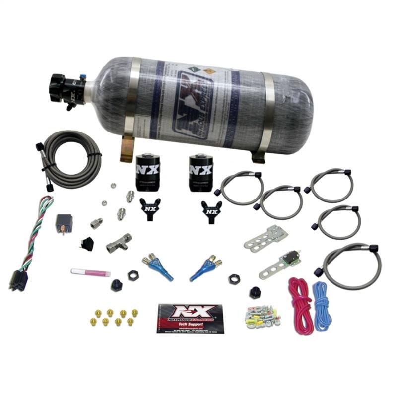 Nitrous Express GM TBI Nitrous Kit (50-125HP) w/Composite Bottle 20218-12 Main Image