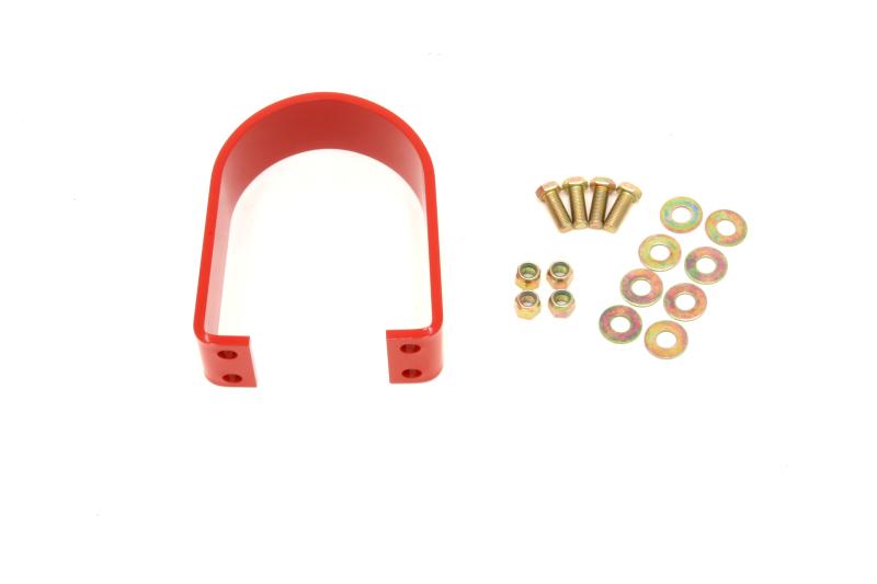 BMR 05-14 S197 Mustang BMR Rear Tunnel Brace Loop Upgrade - Red DSL012R Main Image