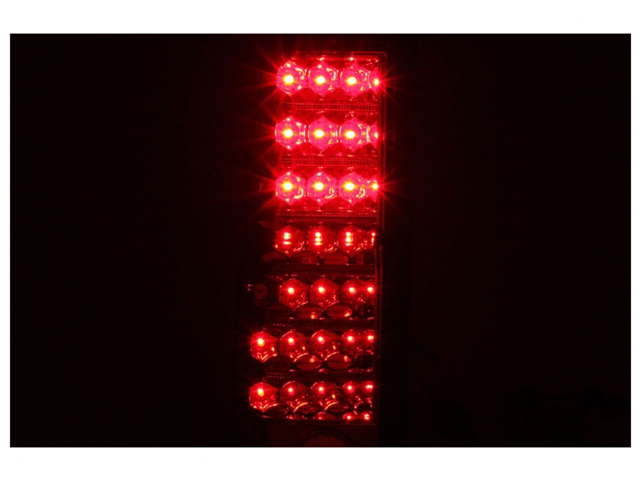 Anzo 1986-1997 Nissan Hardbody LED Tail lights Red/Clear