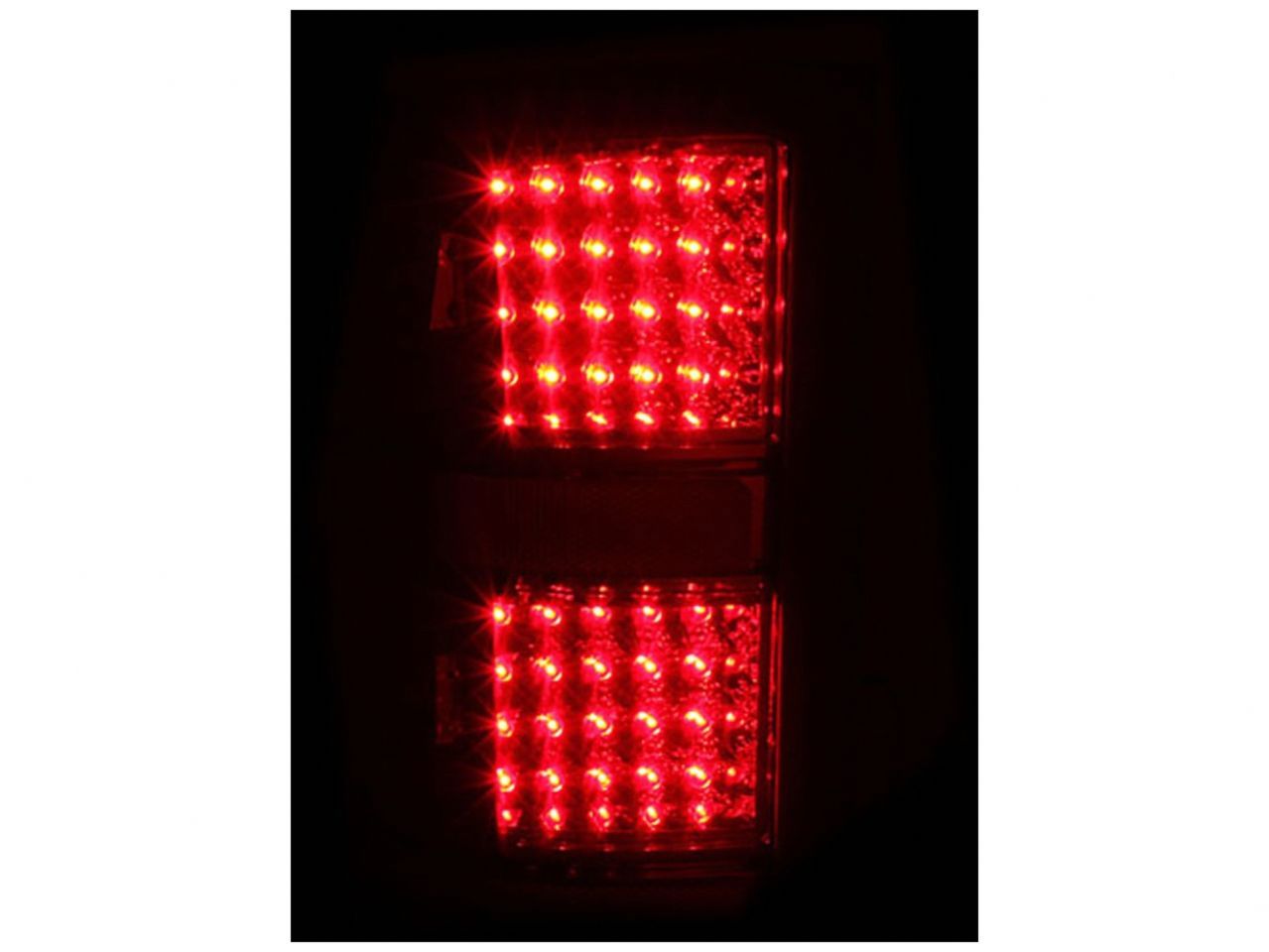 Anzo 2007-2013 Gmc Sierra LED Taillights Red/Clear