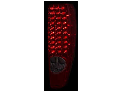 Anzo 2004-2012 Chevrolet Colorado LED Tail lights Red/Clear