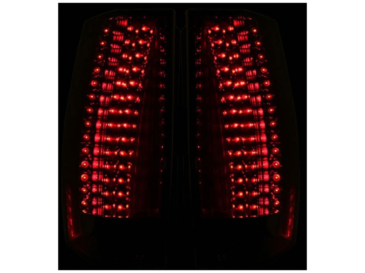 Anzo 2007-2014 Chevrolet Suburban LED Taillights Red/Clear - Escalade Look