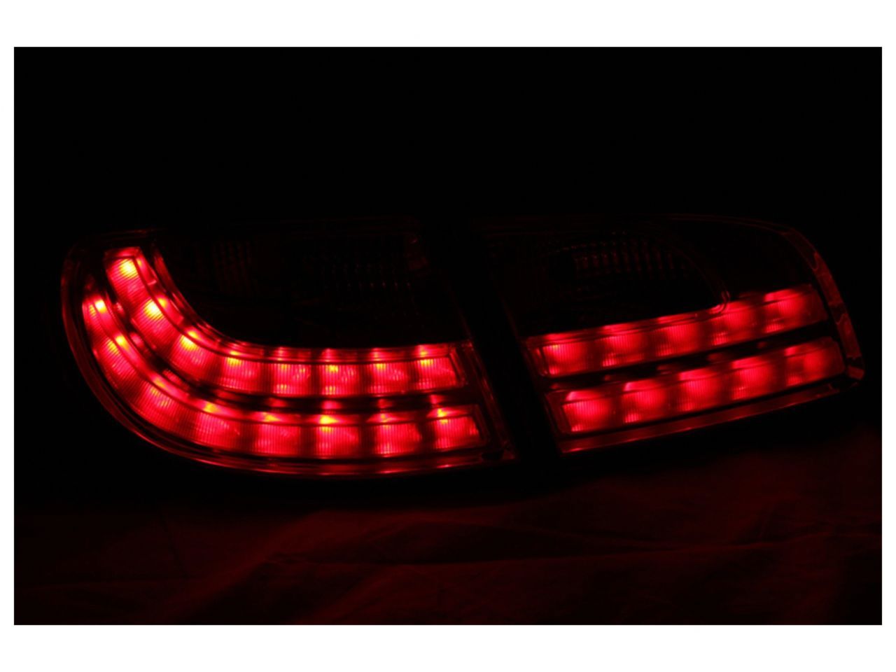 Anzo 2007-2012 Hyundai Santa Fe LED Tail lights Red/Clear 4pc