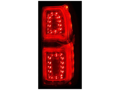 Anzo 2015-2016 Chevrolet Tahoe LED Tail lights Red/Clear G2