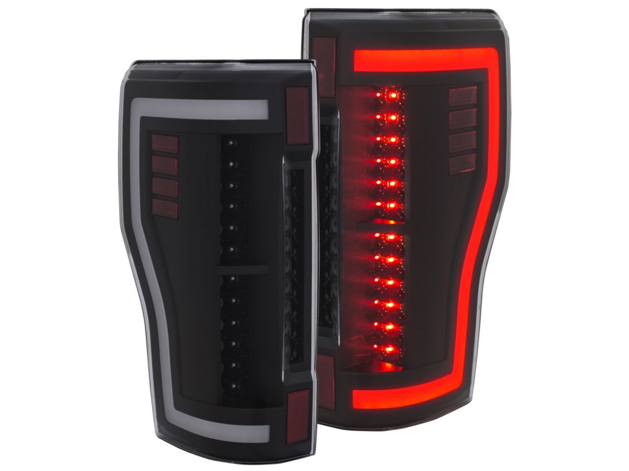 Anzo Ford F-250/350/450/550 Super Duty 17-18 L.E.D Tail Lights Black