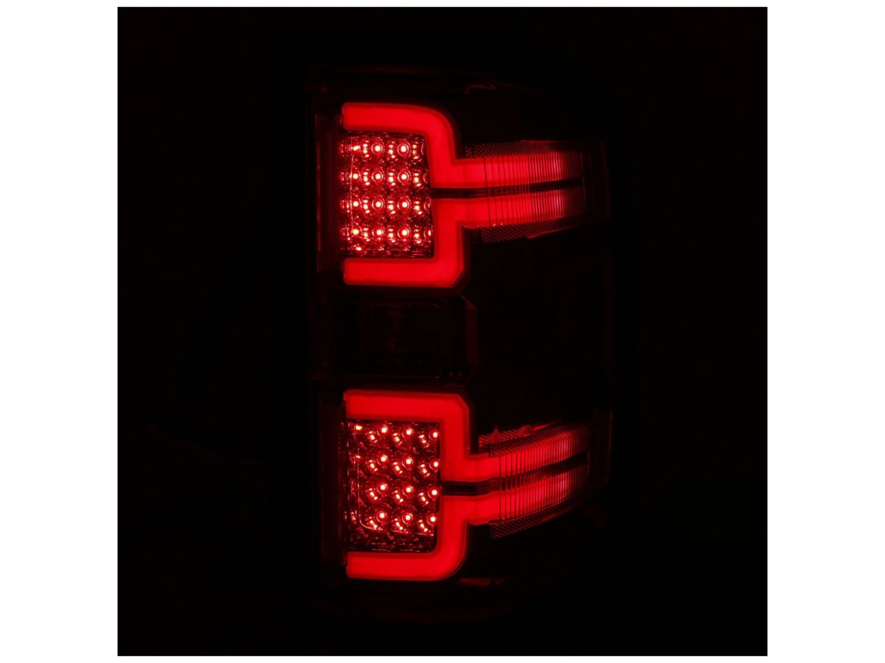 Anzo 2014-2018 Chevy Silverado 1500 LED Taillights Red/Clear