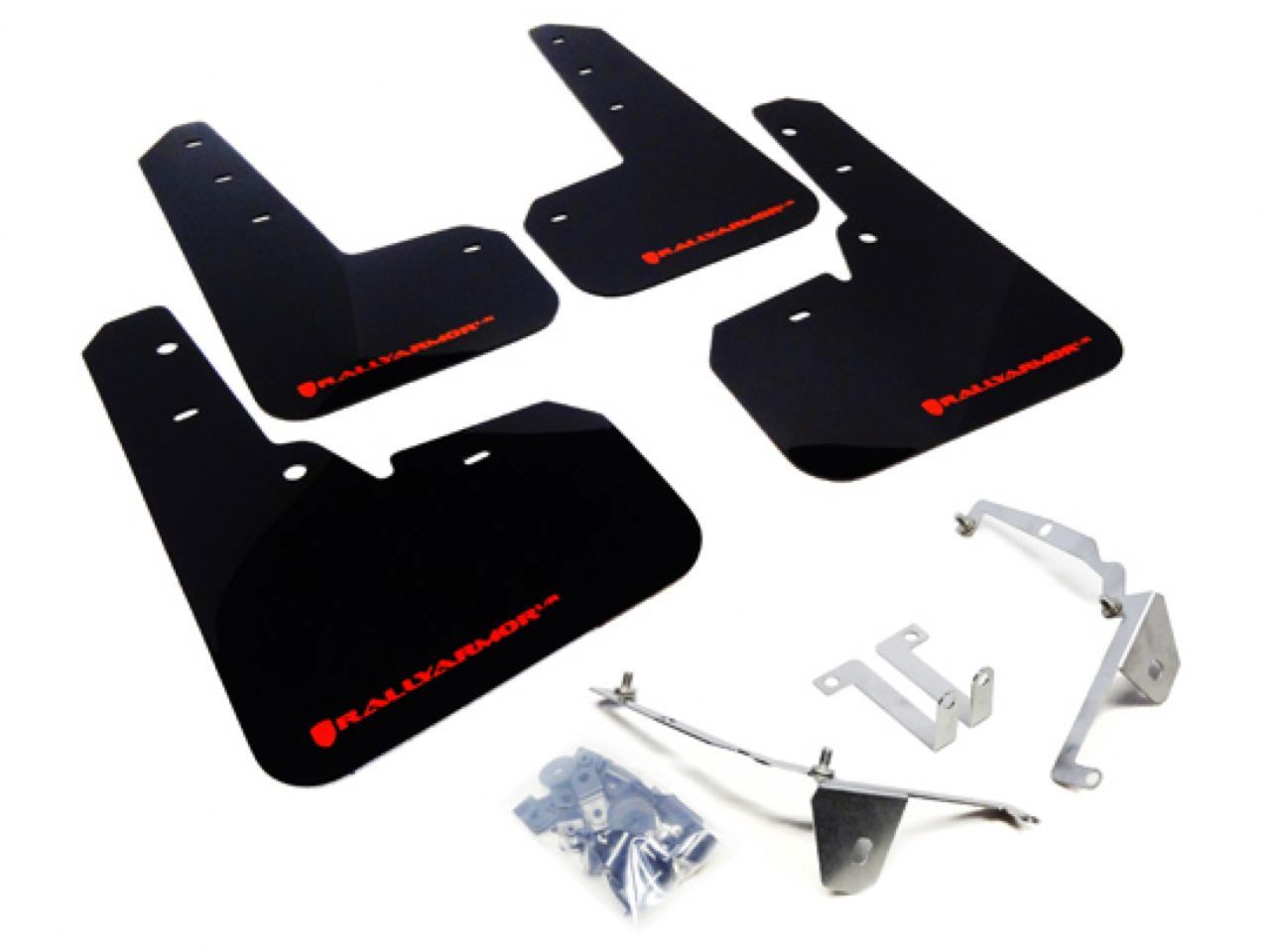 Rally Armor Mud Flaps MF26-UR-BLK/RD Item Image