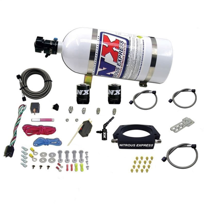 Nitrous Express LT2 C8 Nitrous Plate Kit (50-300HP) w/10lb Bottle 20962-10