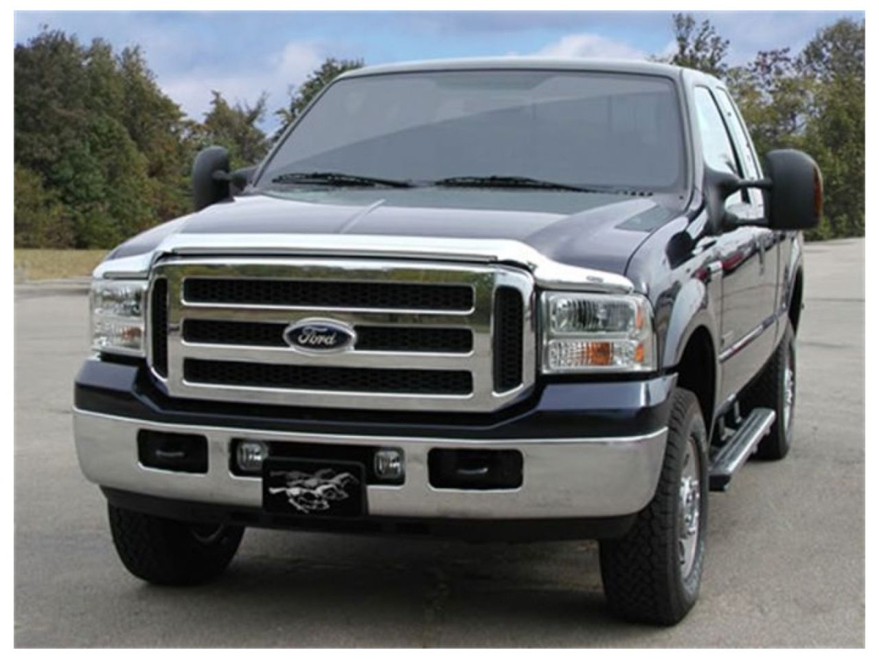 Stampede Vigilante Premium Hood Protector, Chrome, for 1999-2007 Ford F-250