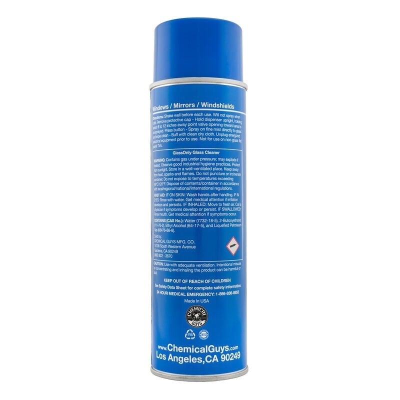 Chemical Guys Glass Only Foaming Aerosol Glass Cleaner - 1 Can (P6) CLDSPRAY100