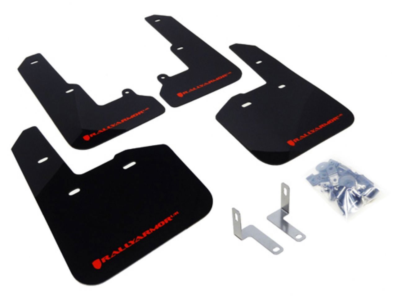 Rally Armor Mud Flaps MF34-UR-BLK/RD Item Image