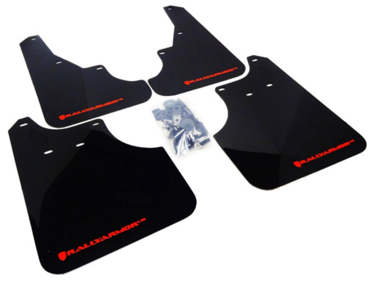 Rally Armor Mud Flaps MF11-UR-BLK/RD Item Image