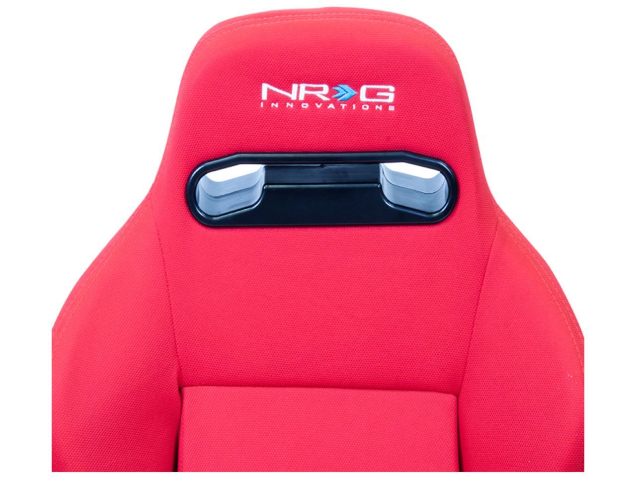 NRG Type-R Cloth Sport Seat Red w/ Red Stitch w/ logo