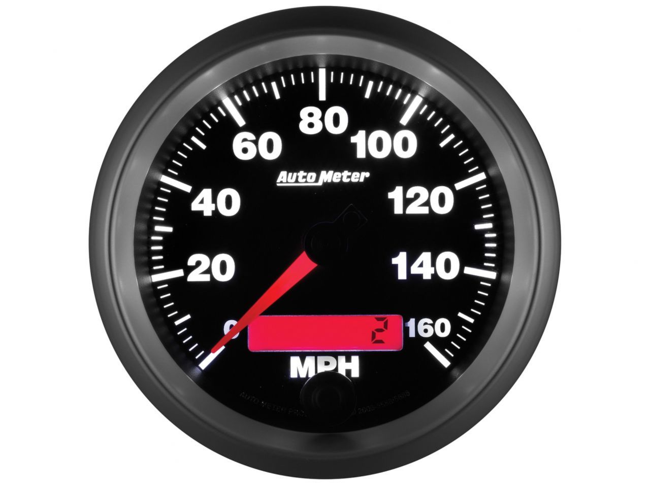 Autometer Gauge, Speedometer, 3 3/8", 160mph, Elec. Programmable, Elite