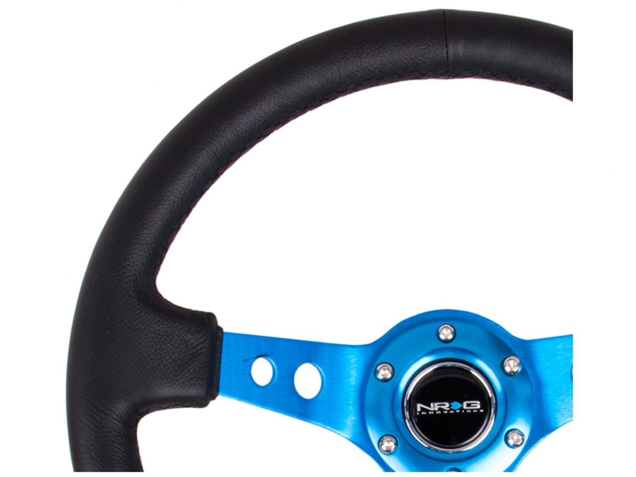 NRG Reinforced Steering Wheel - 350mm Sport Steering Wheel (3" Deep)