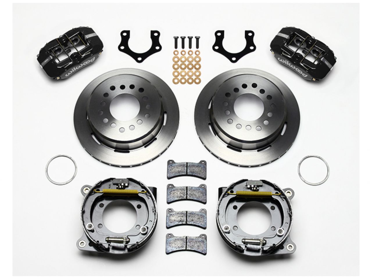 Wilwood FDP-LP 11.00" P-Brake Kit, Mopar/Dana 2.50" Off, w/Snap Ring Brng