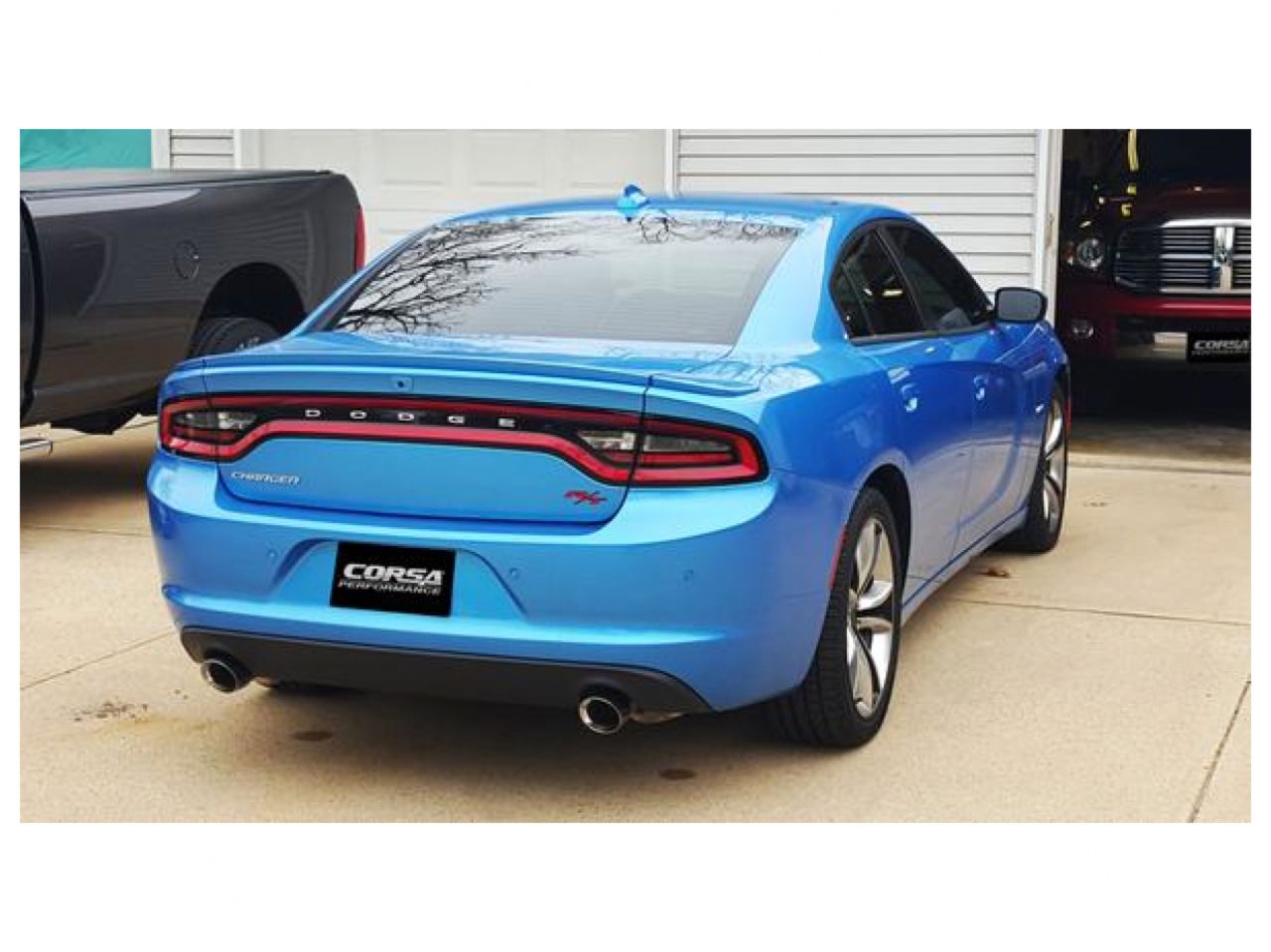 Corsa Performance Corsa 15-17 Dodge Charger R/T w/ Pursuit Valance 2.5in Inlet / 4in Out