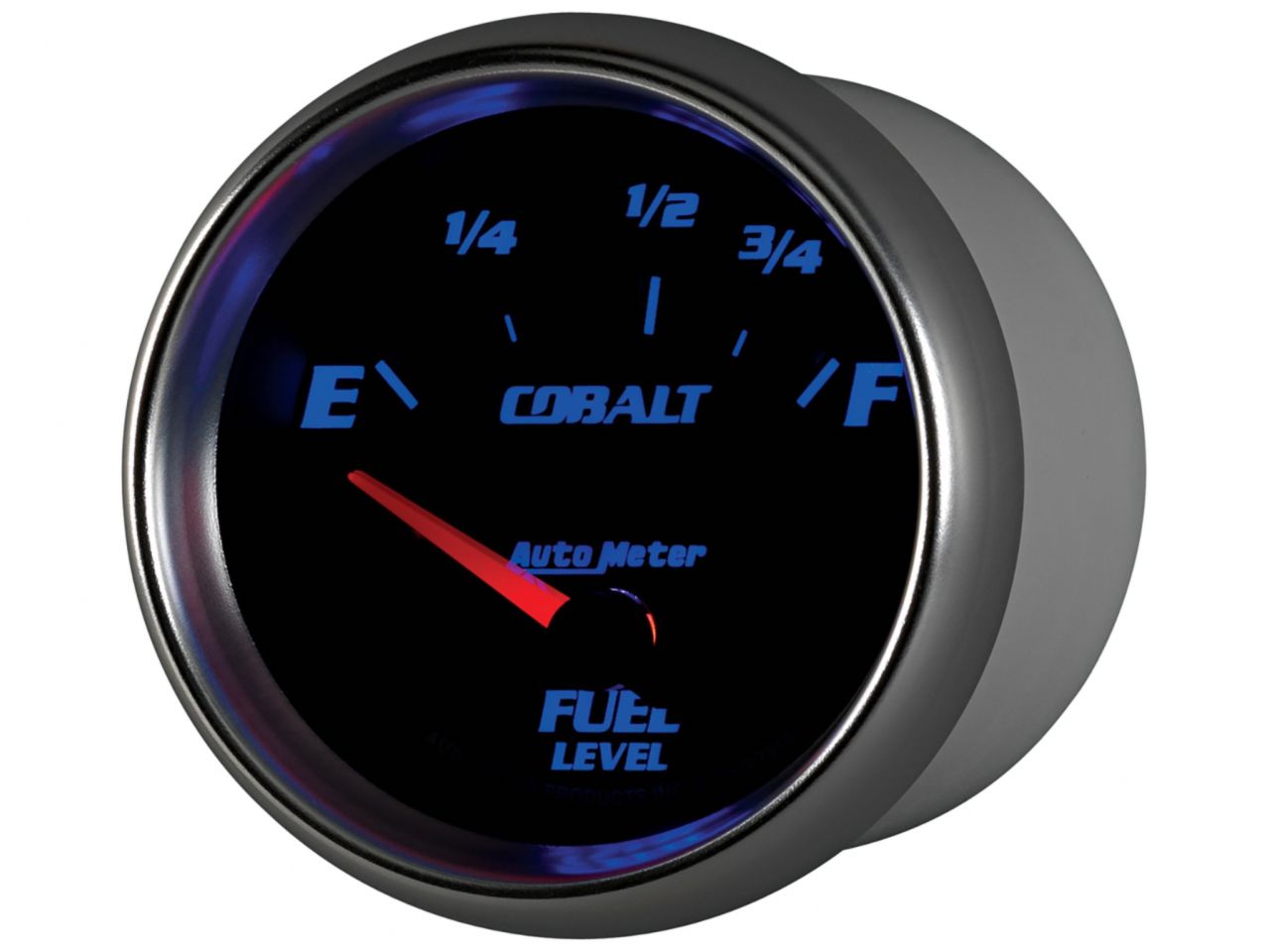 Autometer Gauge,Fuel Level,2 5/8", 73E to 10F, Elec, Cobalt