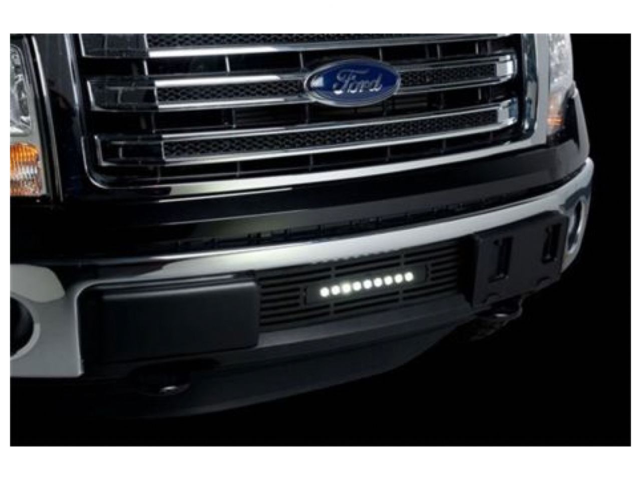 Putco 2011-2014, Ford F150 - EcoBoost Grille - Black SS Bar and 10" Luminix