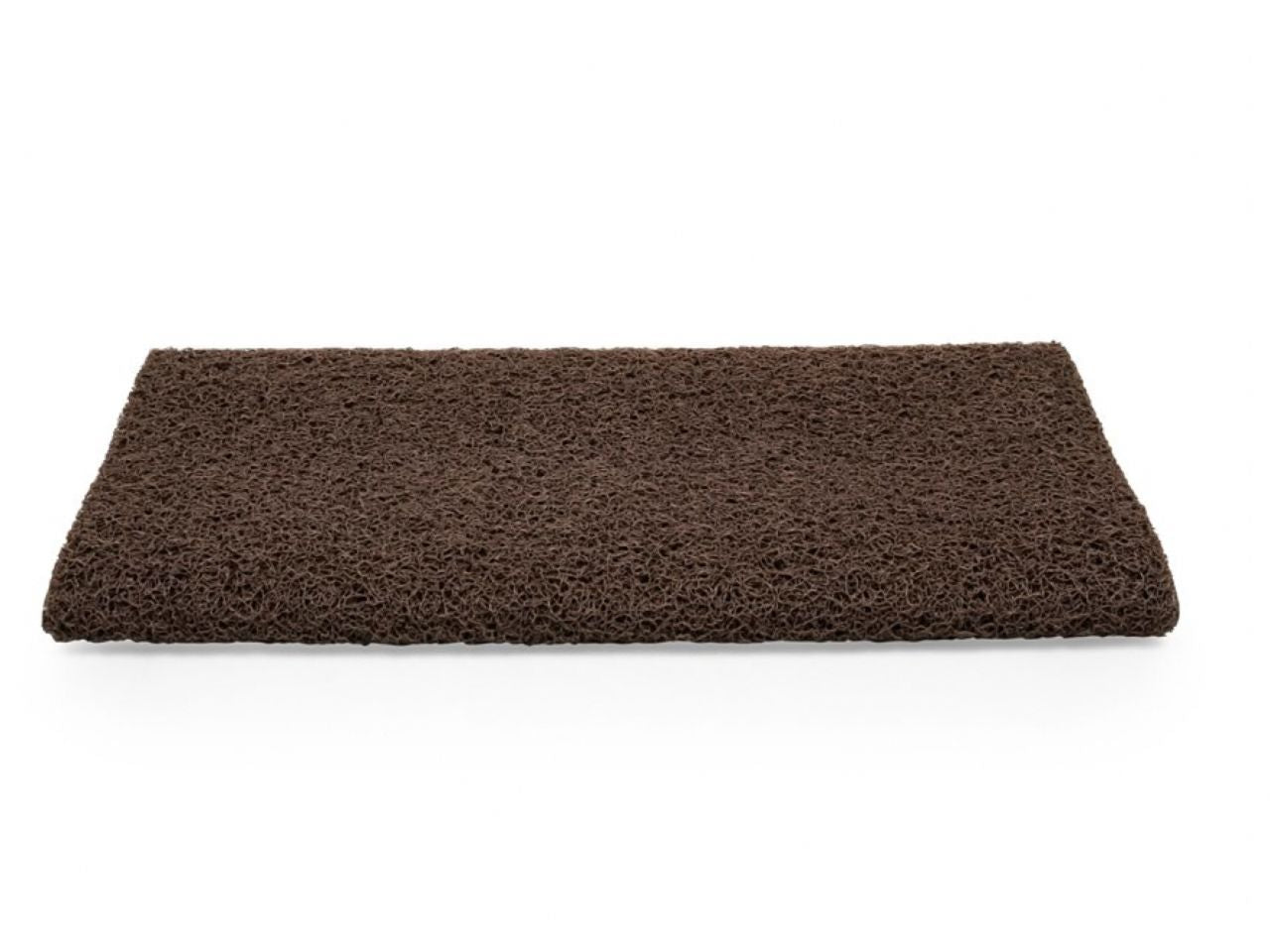 Camco Scrub Rug Premium Step Rug - w / UV&TPE Back, 22" x23",Brown