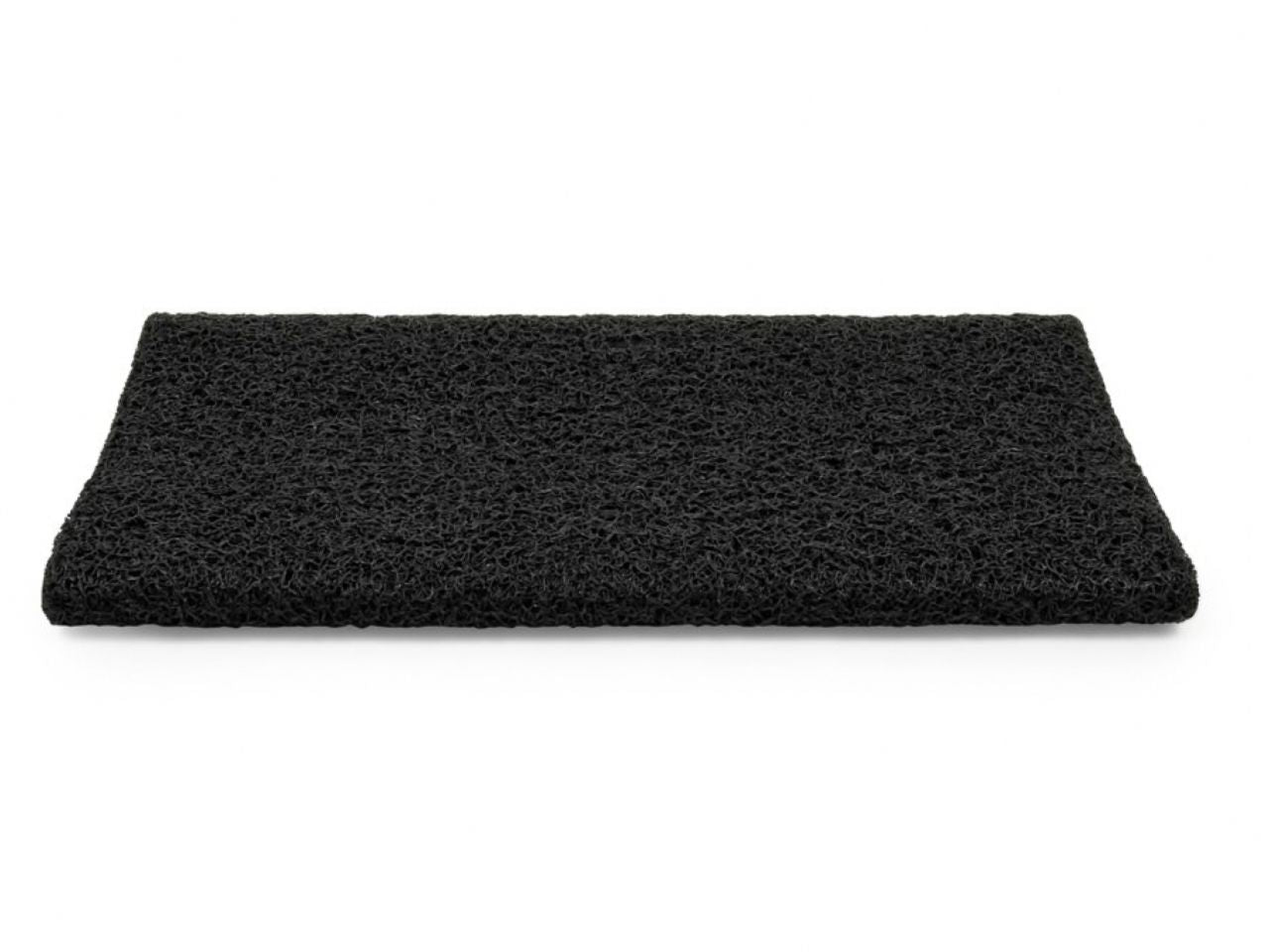 Camco Scrub Rug Premium Step Rug - w / UV&TPE Back, 17.5" x18",Black