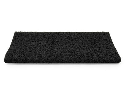 Camco Scrub Rug Premium Step Rug - w / UV&TPE Back, 17.5" x18",Black