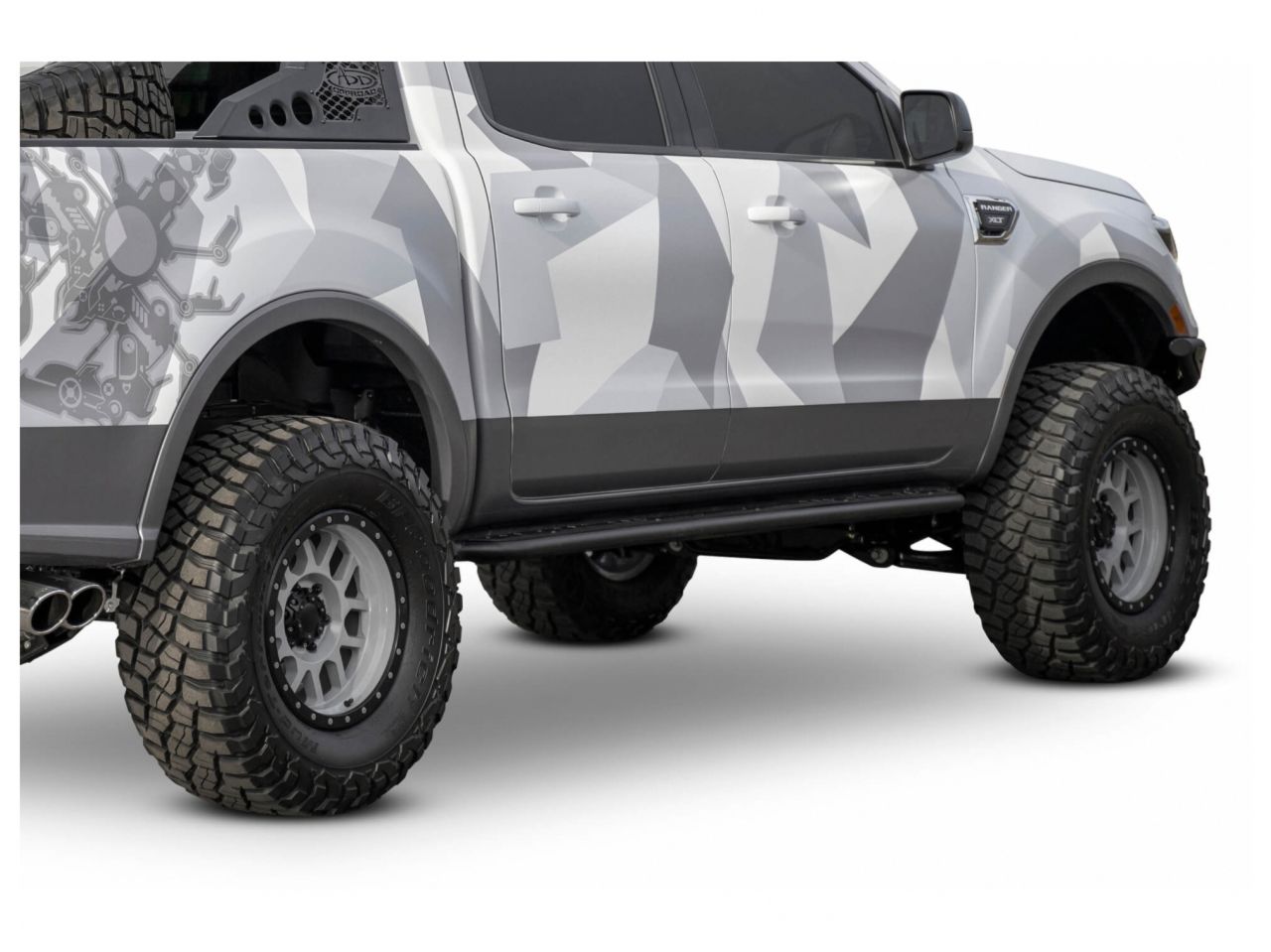 Addictive Desert Designs 2019 Ford Ranger Supercrew Rock Slider Side Steps
