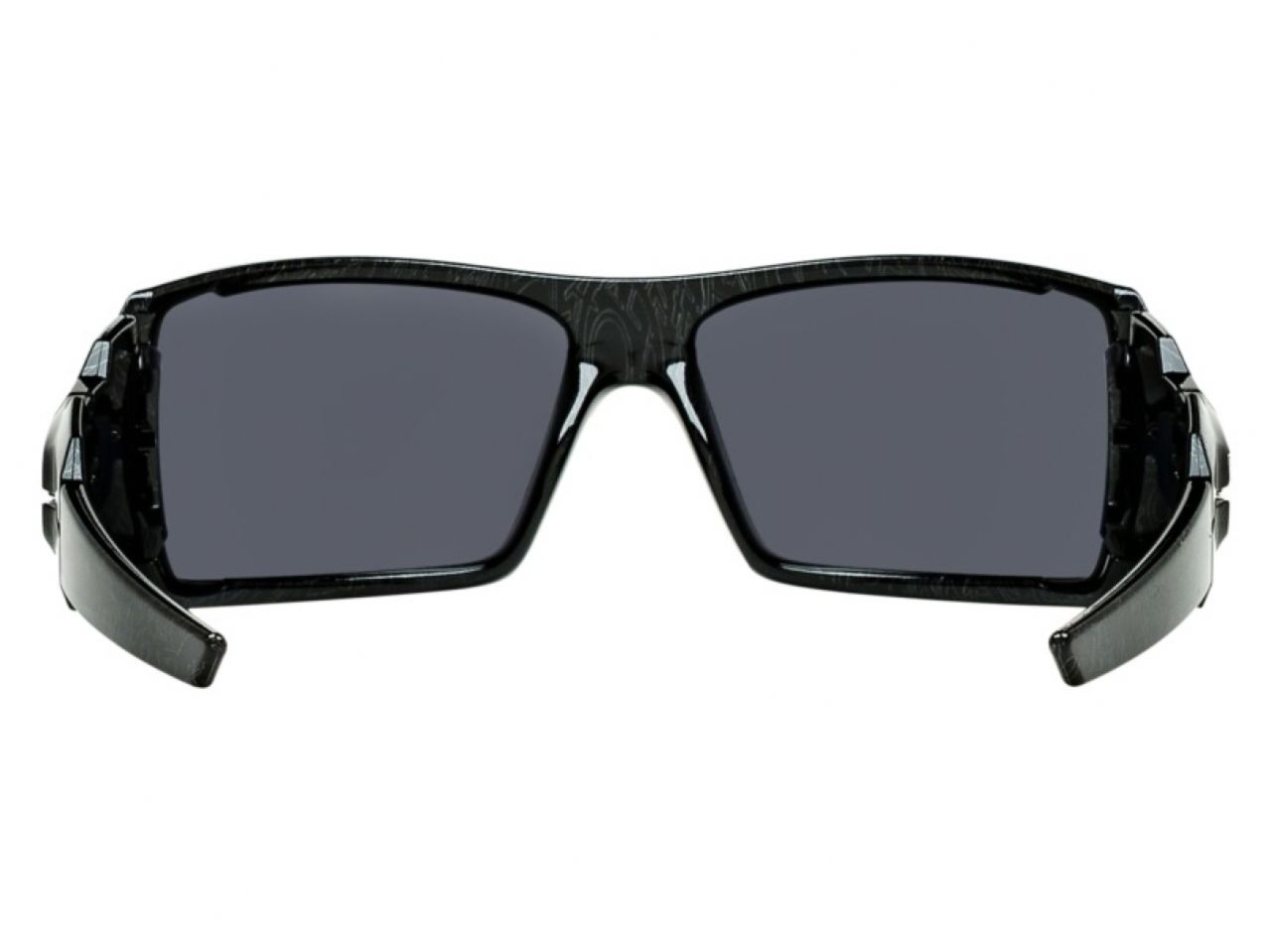 Oakley Oil Rig Pol Blk w/SlvrGhstTxt w/Black Iridium