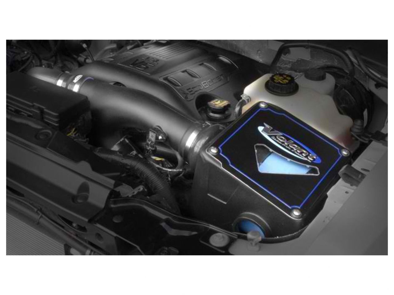 Volant 12-14 Ford F-150 3.5L Pro5 Blue Filter Cool Air Scoop Intake System