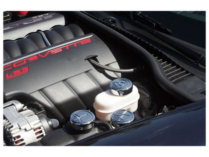 American Car Craft (ACC) Distributor Cap Cover;05-13 C6 Corvette Executive Series Fluid Cap