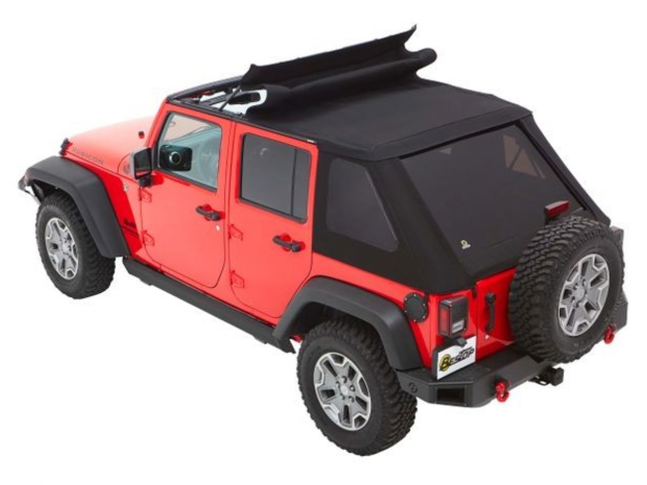 Bestop Soft Top; All New Trektop NX; Black Twill; Fabric; Uses Factory Doors;