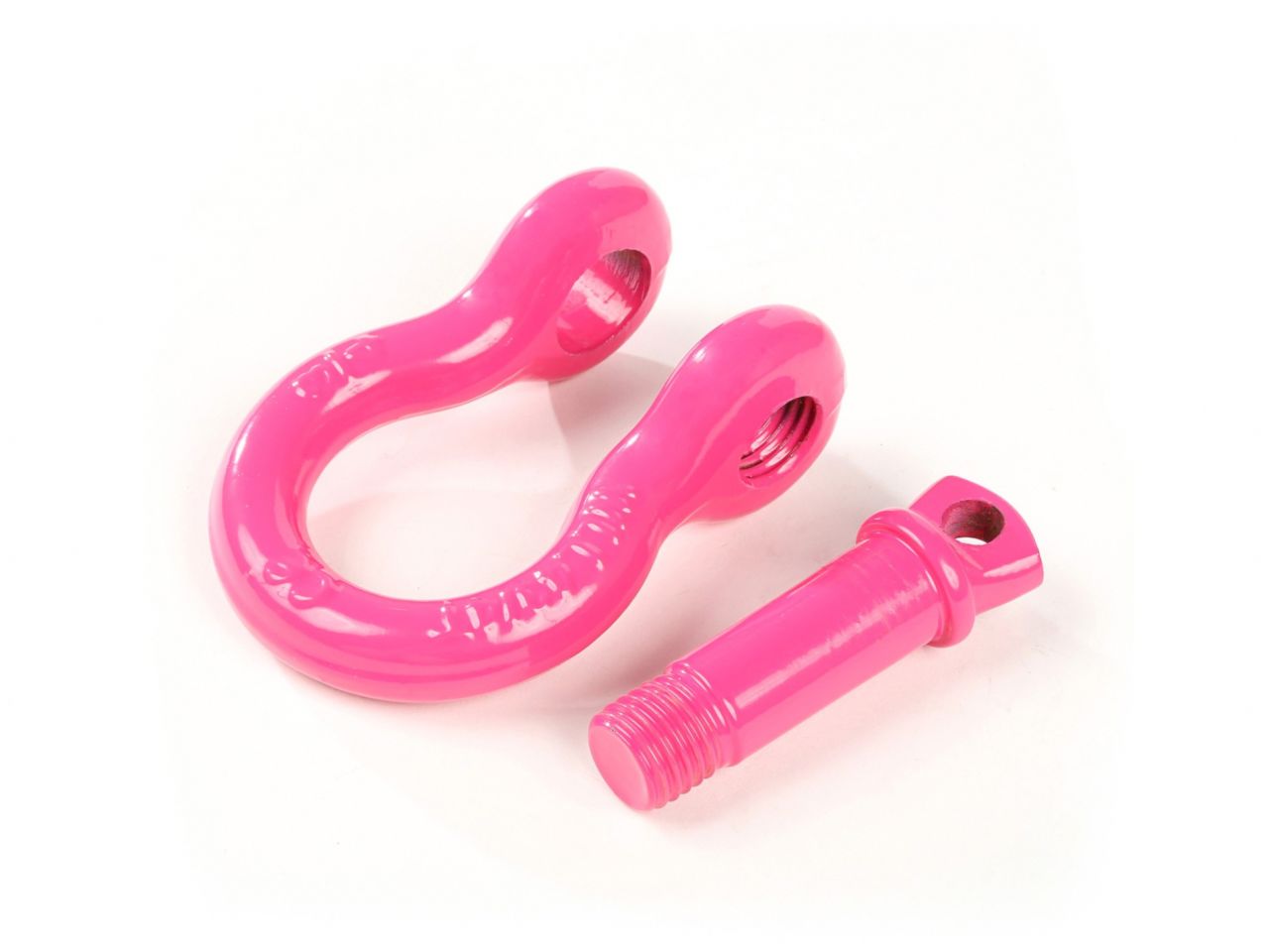 Rugged Ridge D-Ring Shackle Kit,3/4 Inch,Pink,Steel,Pair