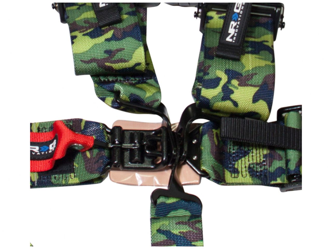 NRG SFI 16.1 5pt 3 inch Seat Belt Harness/Latch Link - Camo