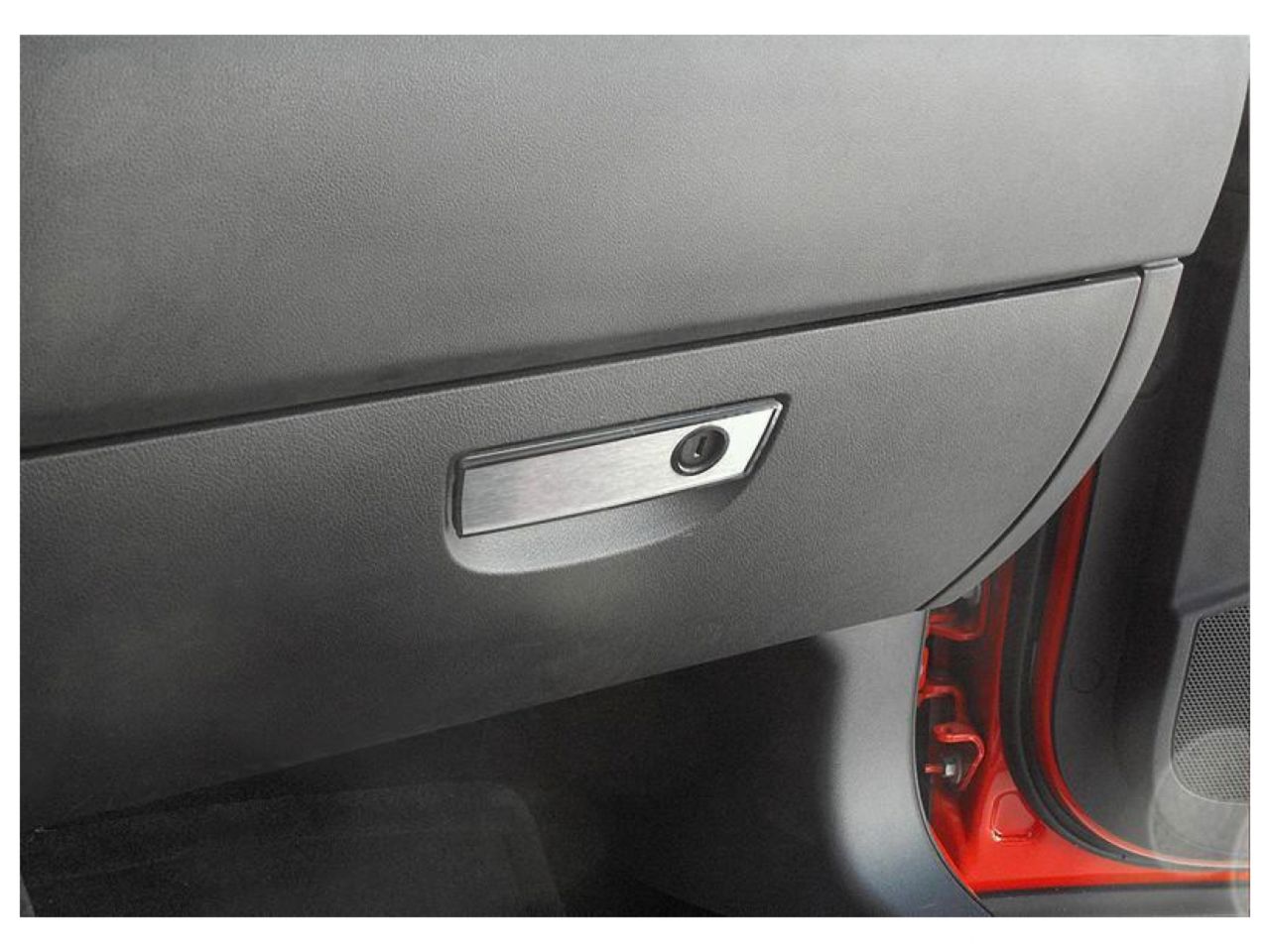American Car Craft (ACC) 2008-2014 Challenger 5.7 and SRT 8 - Glove Box Trim Plate Brushed