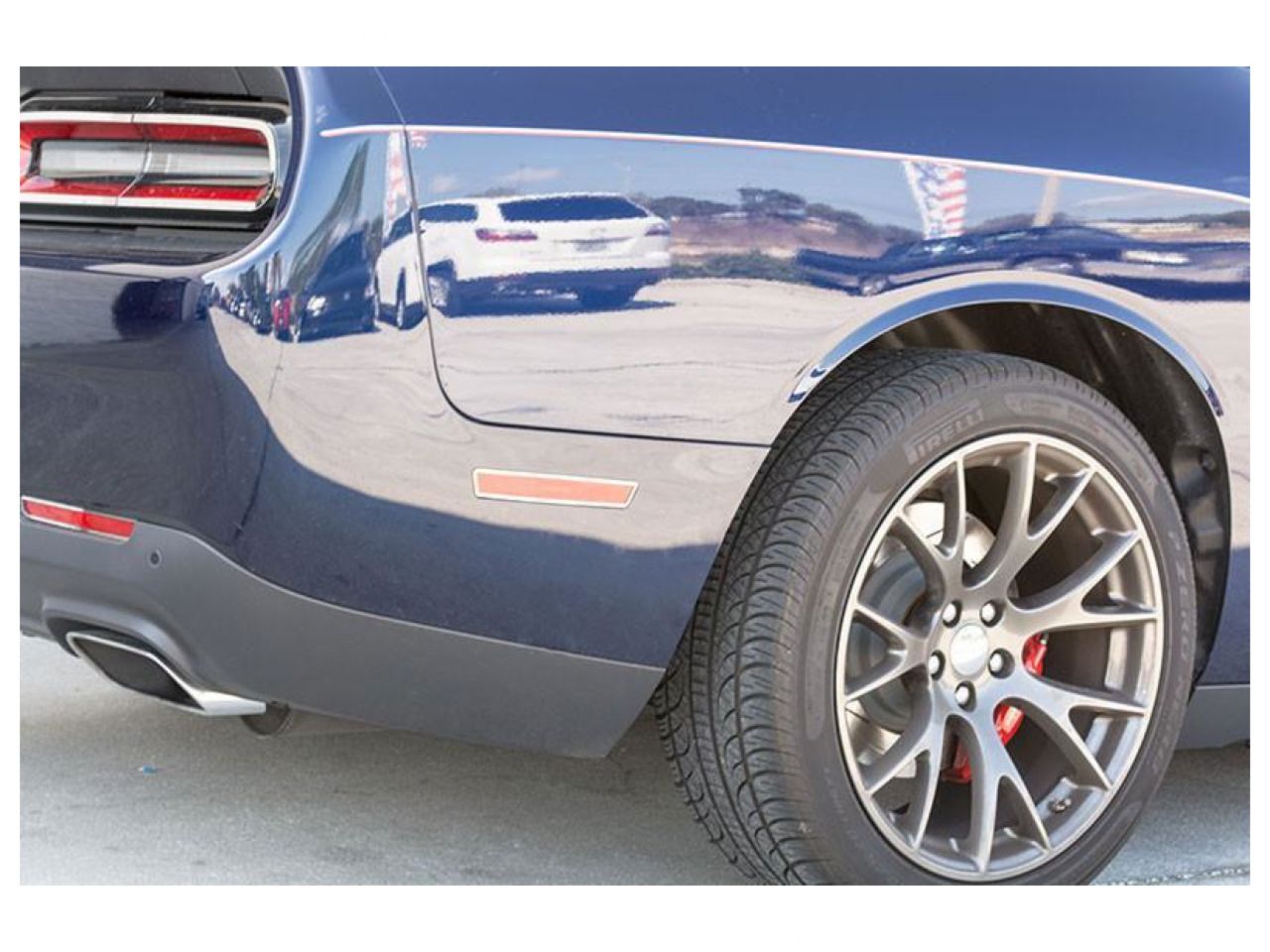 American Car Craft (ACC) 2015-2019 Dodge Challenger Polished Side Marker Trim 4Pc