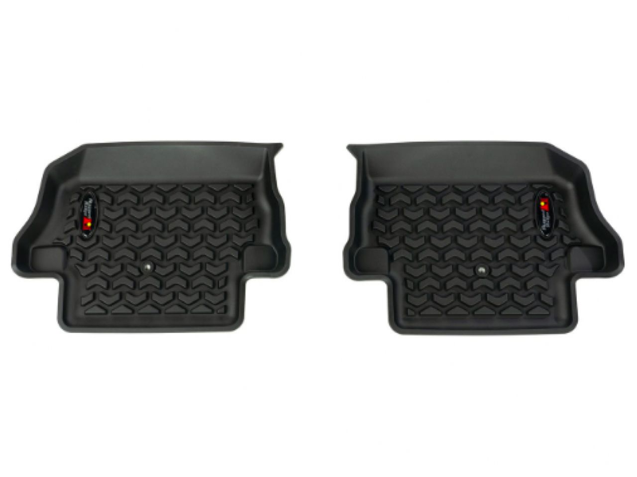 Rugged Ridge All Terrain Floor Liner Kit,Front/Rear,Black,18-19 Jeep Wrangler JL