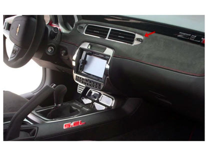 American Car Craft (ACC) 2012-2015 Camaro - A/C Vent Trim Brushed/Polished Center Kit