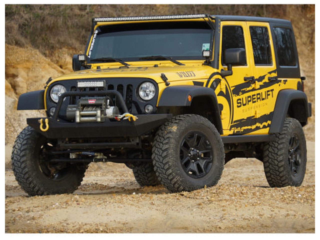 Superlift 4 inch Lift Kit - 2007-2018 Jeep Wrangler JK Unlimited - Standard Kit