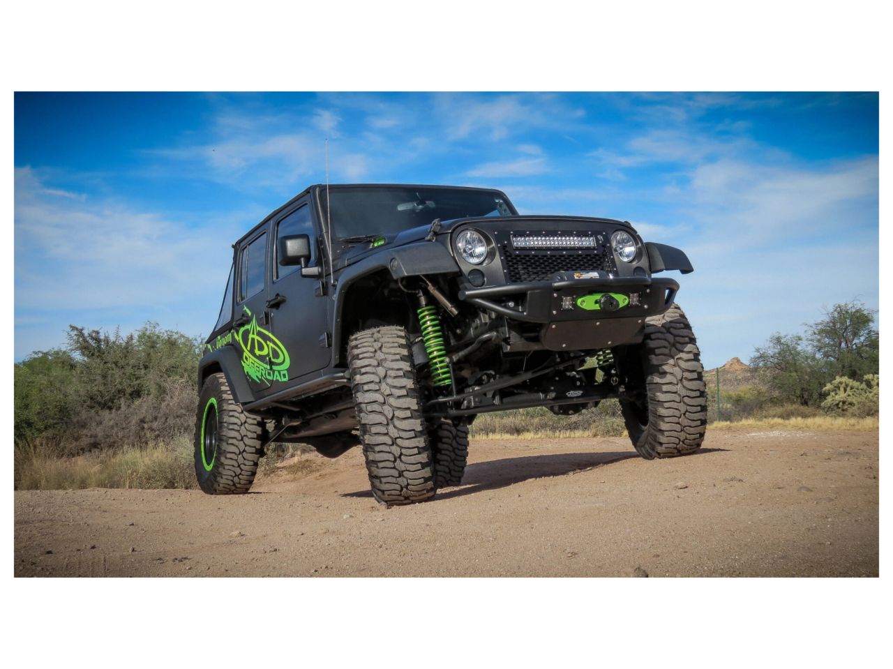 Addictive Desert Designs 2007 - 2018 Jeep JK Venom Winch Front Bumper