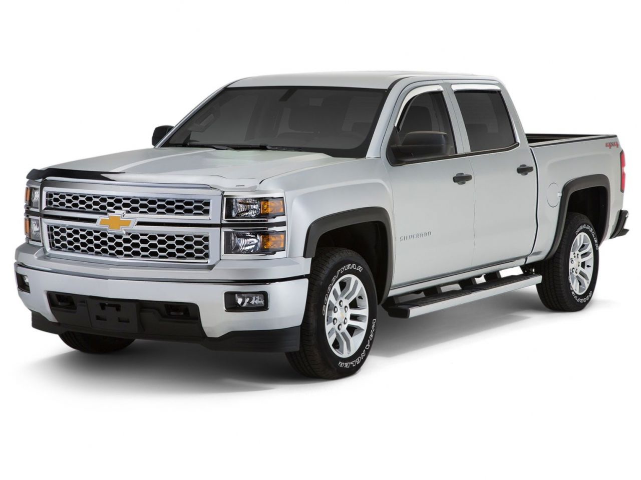 Stampede Vigilante Premium Hood Protector,Chrome,For 2014-2015 Chevrolet