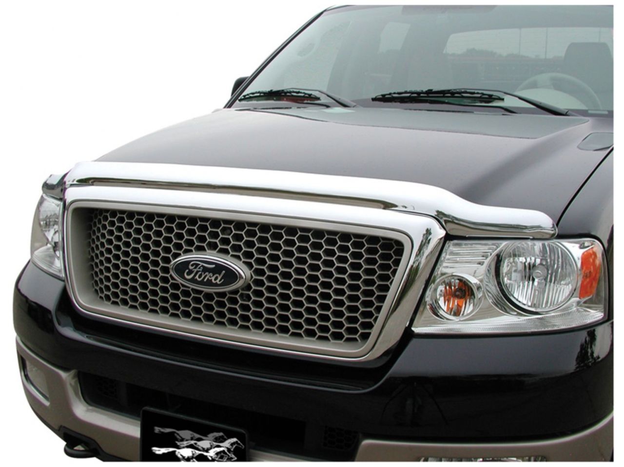 Stampede Vigilante Premium Hood Protector,Chrome,For 1997-2002 Ford Expedition