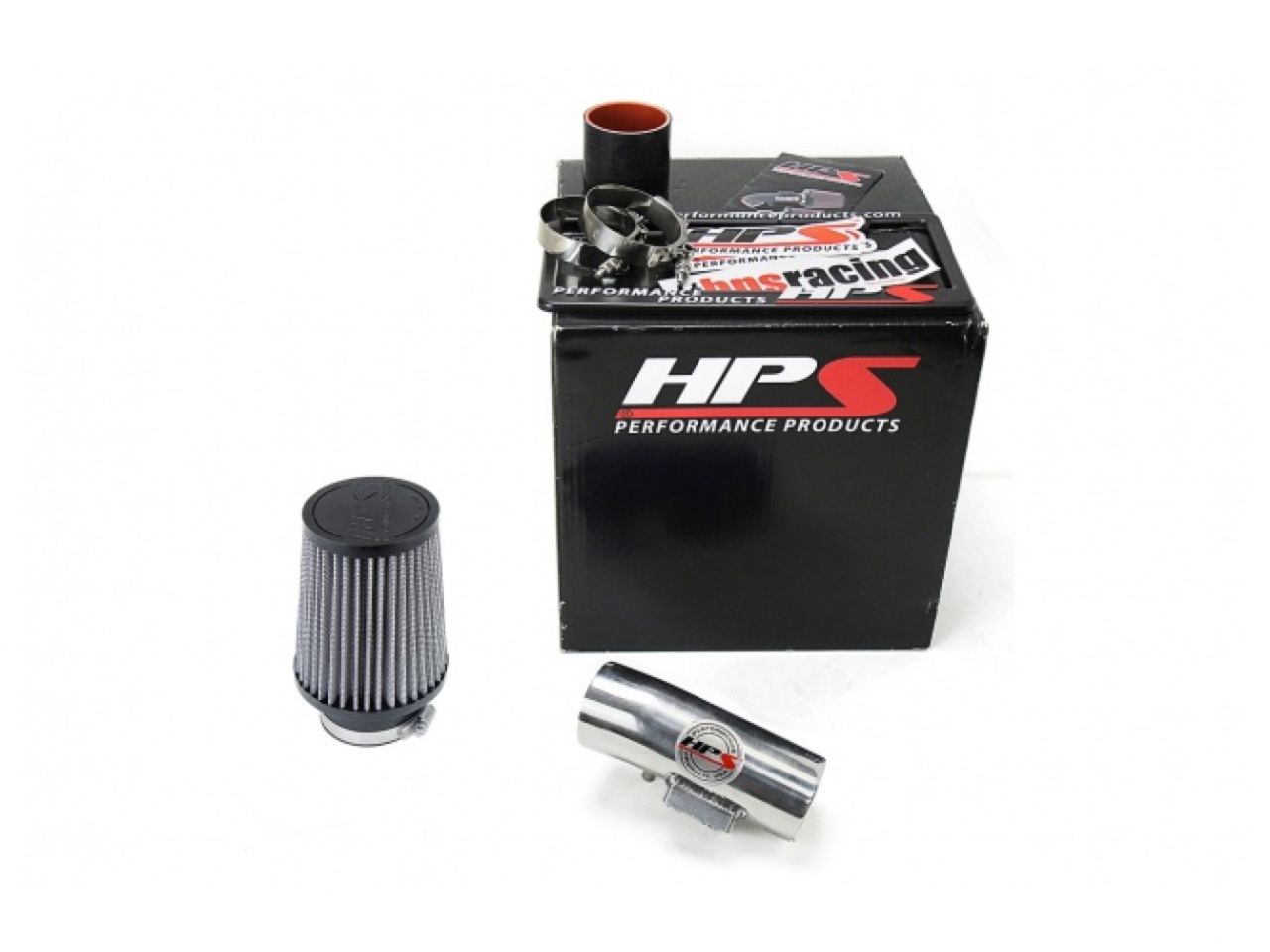 HPS Shortram Air Intake Kit 09-13 Honda Fit 1.5L,Polish