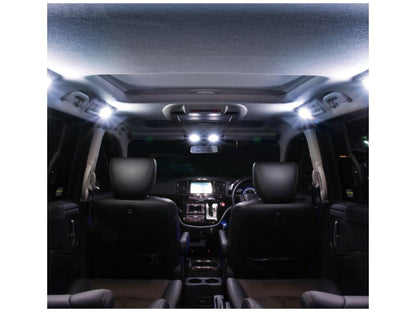 PIAA 168 (T10) LED Wedge Bulbs,White 6000K,30 Lumens