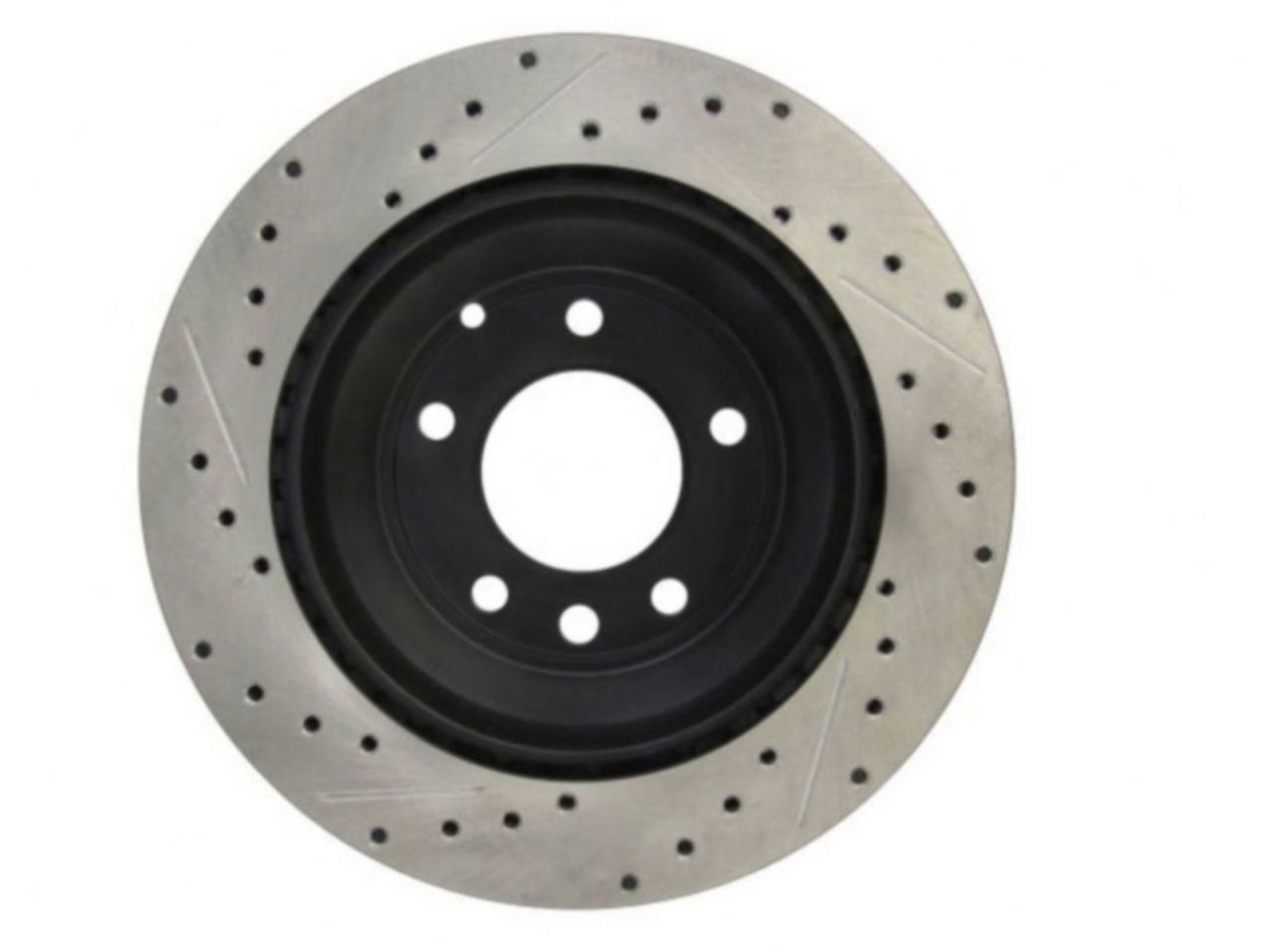 StopTech Select Sport Drilled And Slotted Brake Rotor; Front Left