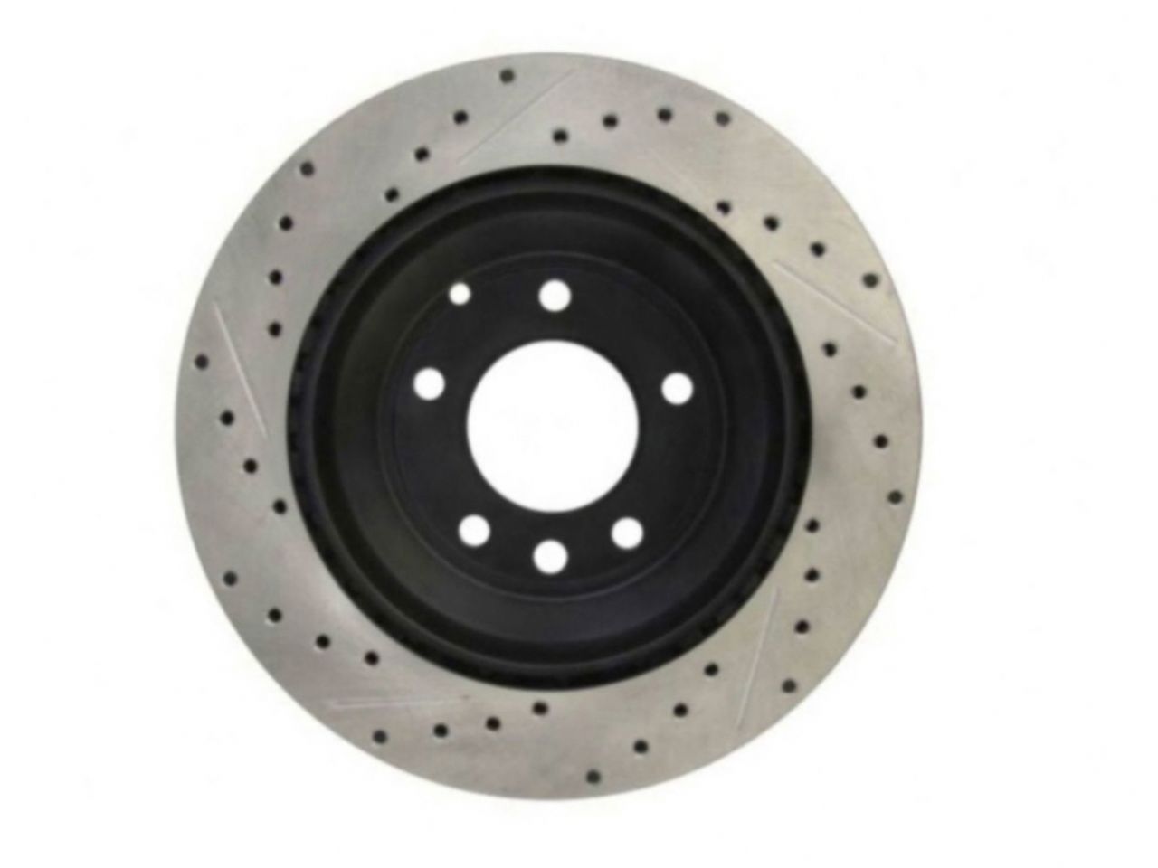 StopTech Select Sport Drilled And Slotted Brake Rotor; Front Left