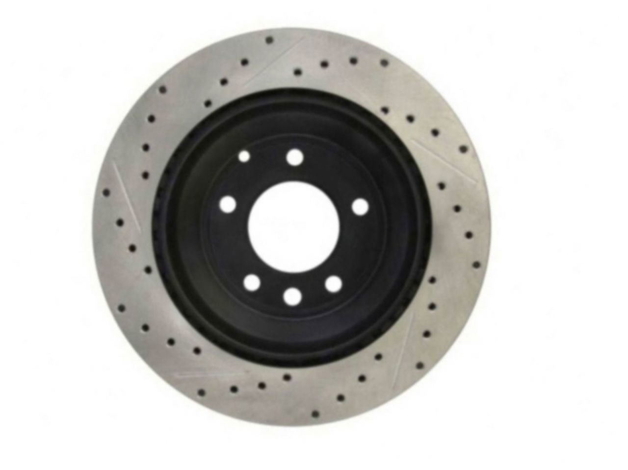 StopTech Select Sport Drilled And Slotted Brake Rotor; Front Left