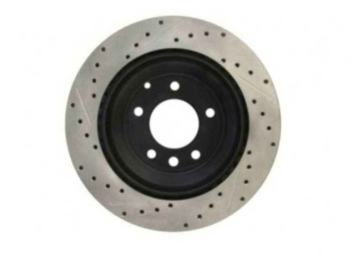 StopTech Select Sport Drilled And Slotted Brake Rotor; Front Left