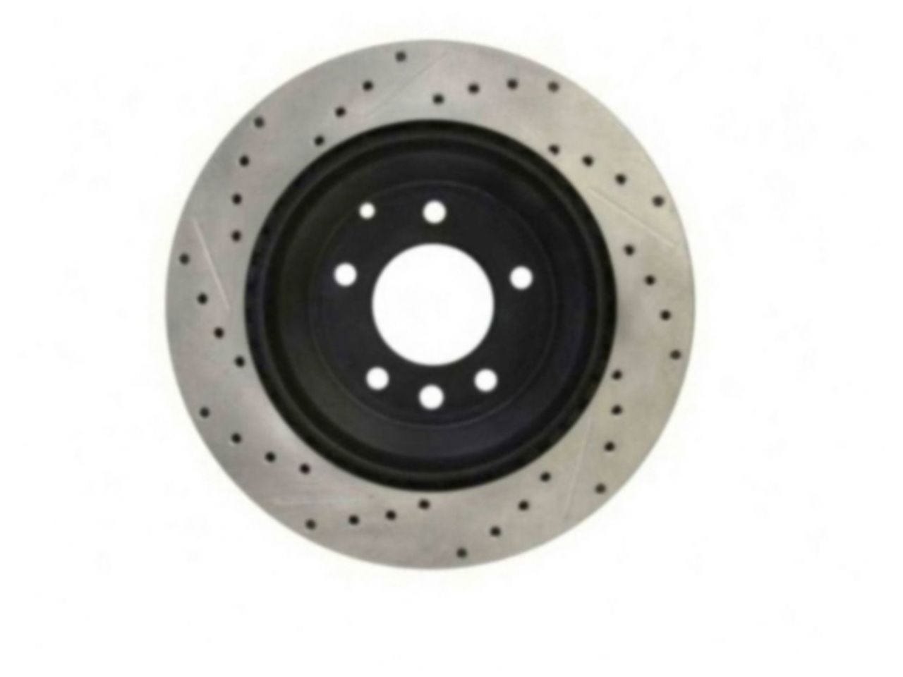 StopTech Select Sport Drilled And Slotted Brake Rotor; Front Left