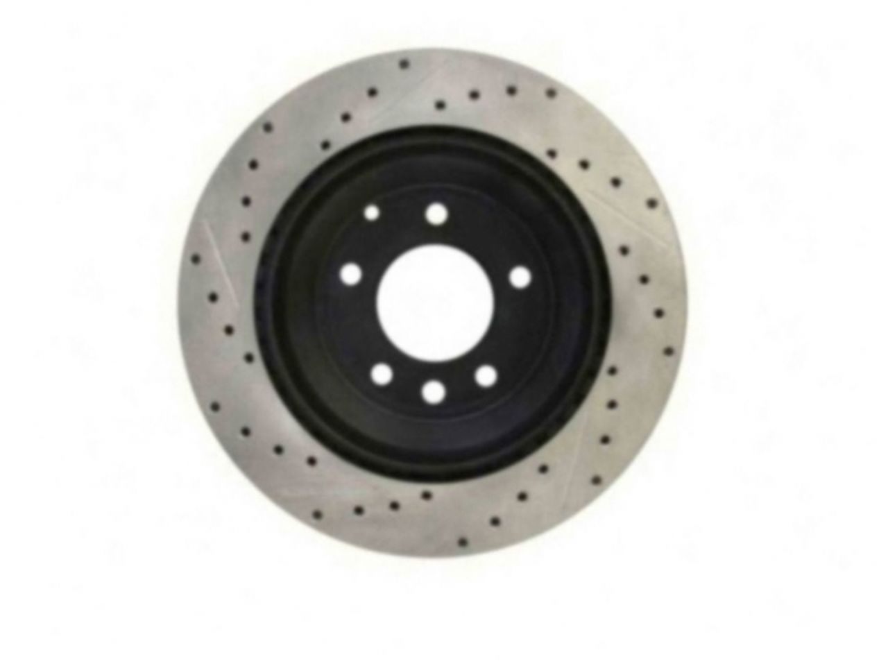 StopTech Select Sport Drilled And Slotted Brake Rotor; Front Left