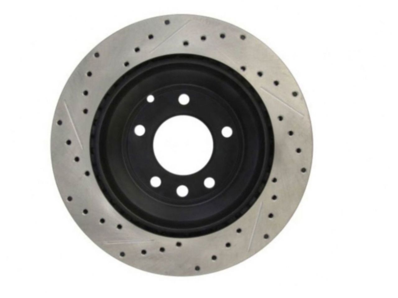 StopTech  Select Sport Drilled And Slotted Brake Rotor; Front Left